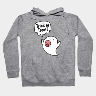 Trick or Treat! Halloween Funny Ghost Hoodie